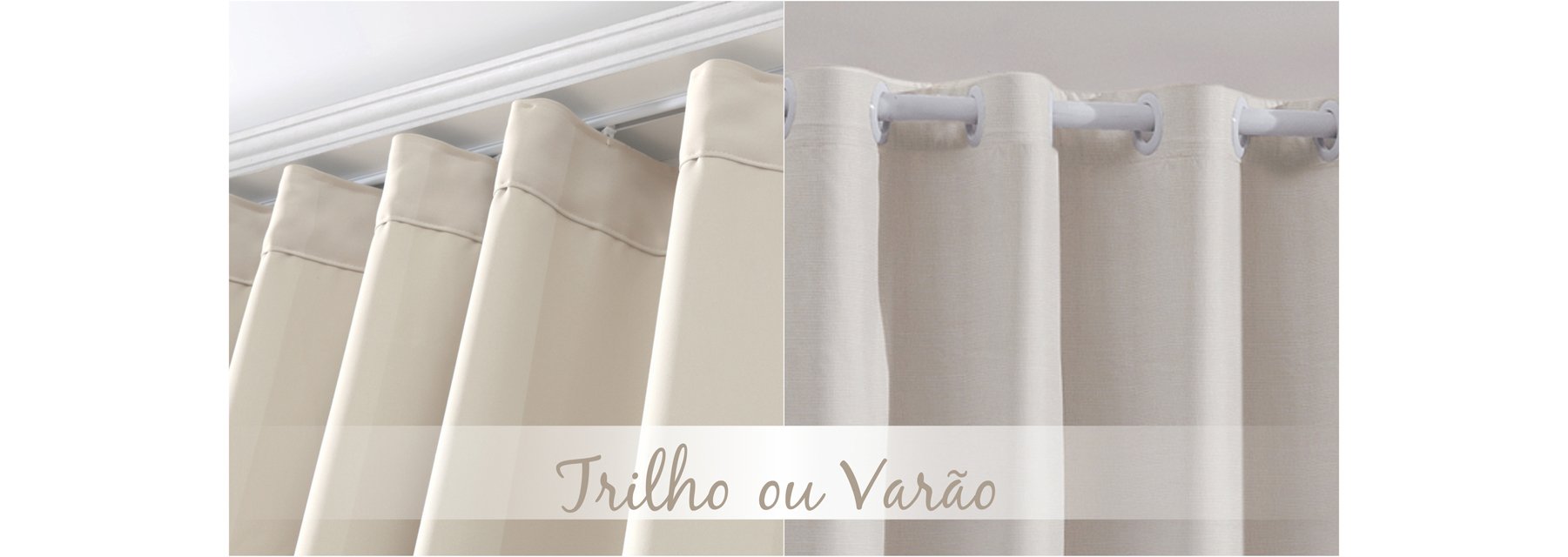 Cortinas para trilho ou varão, qual a melhor escolha?